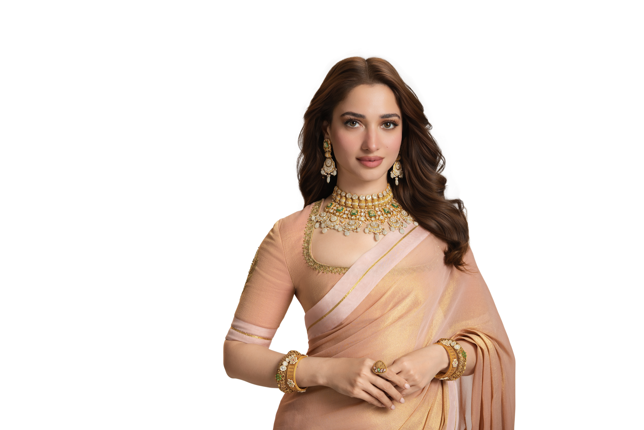 Tamannaah wearing Nishka jewellery