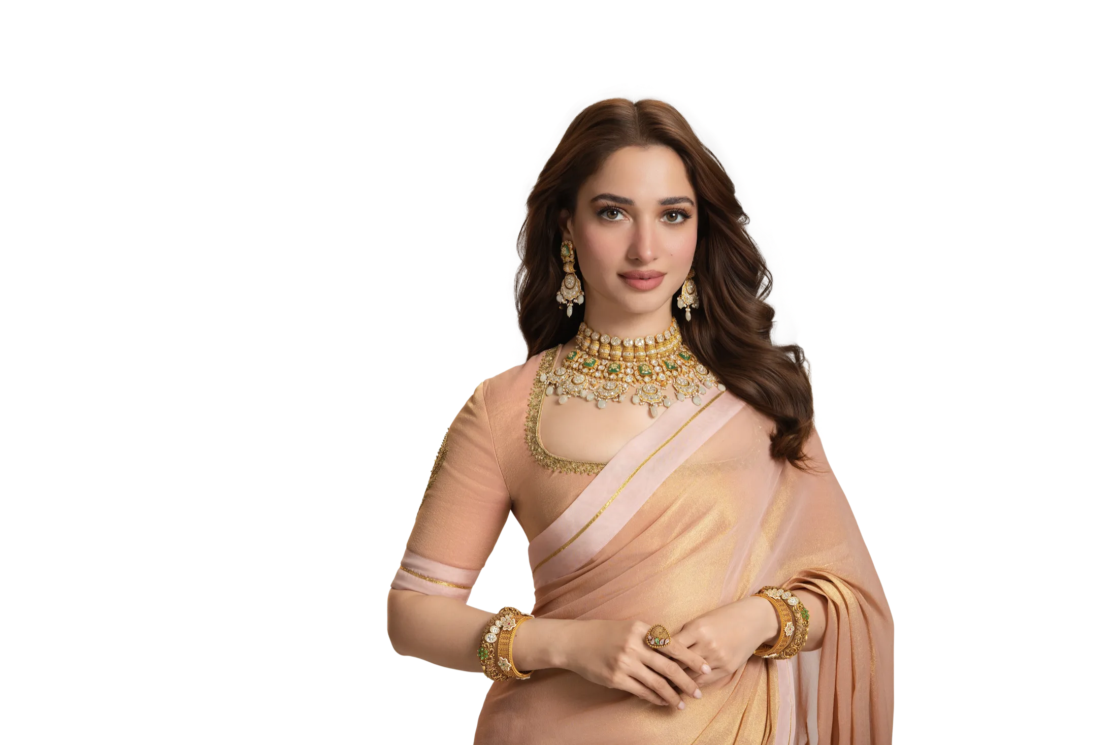 Tamannaah wearing Nishka jewellery
